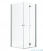 Radaway Nes Brushed Nickel KDD B / KDD I kabina 100x100cm prawa szczotkowany nikiel przejrzyste 10024100-91-01R/10015100-91-01L